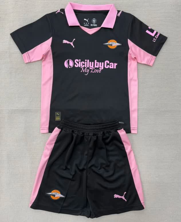 25/26 Palermo Away Kids Soccer Jersey And Shorts 25/26 Palermo Away Kids Soccer Jersey And Shorts