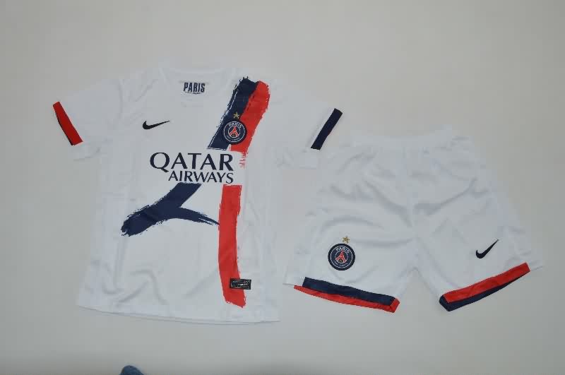 25/26 Paris St Germain Away Kids Soccer Jersey And Shorts 25/26 Paris St Germain Away Kids Soccer Jersey And Shorts