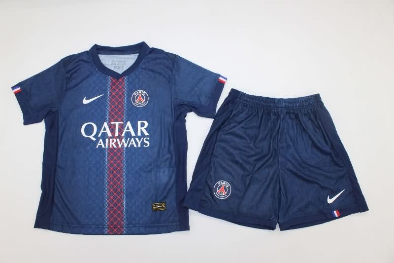 25/26 Paris St Germain Home Kids Soccer Jersey And Shorts (Player) 25/26 Paris St Germain Home Kids Soccer Jersey And Shorts (Player)