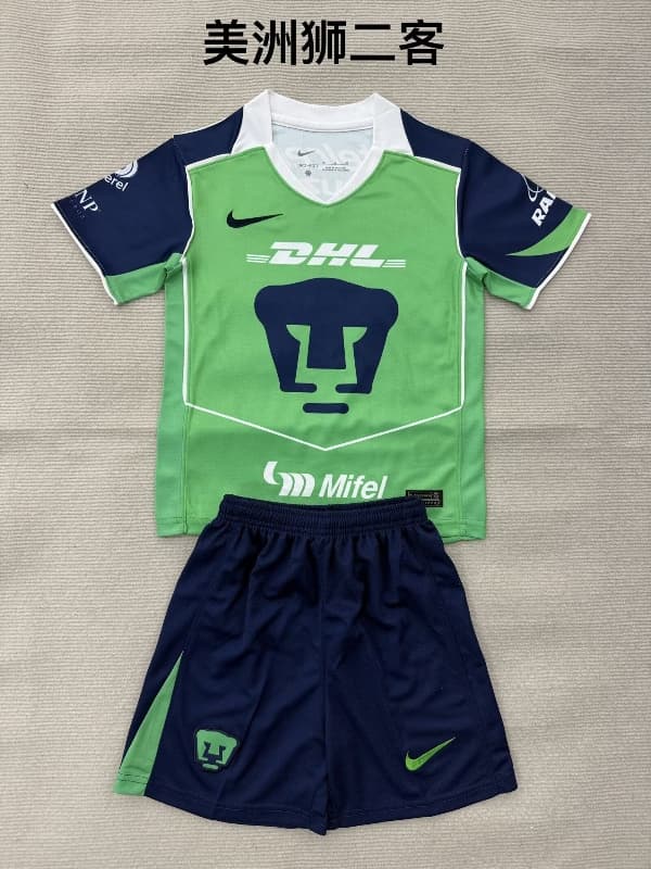 25/26 Pumas UNAM Third Kids Soccer Jersey And Shorts 25/26 Pumas UNAM Third Kids Soccer Jersey And Shorts