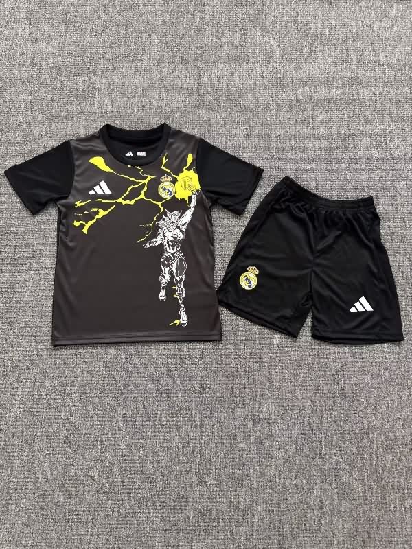25/26 Real Madrid Special Kids Soccer Jersey And Shorts 02 25/26 Real Madrid Special Kids Soccer Jersey And Shorts 02