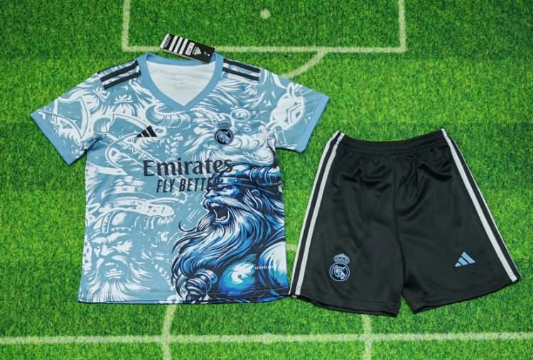 25/26 Real Madrid Special Kids Soccer Jersey And Shorts 03 25/26 Real Madrid Special Kids Soccer Jersey And Shorts 03
