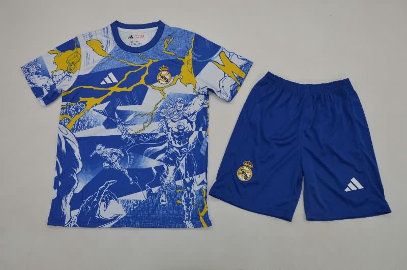 25/26 Real Madrid Special Kids Soccer Jersey And Shorts 08 25/26 Real Madrid Special Kids Soccer Jersey And Shorts 08