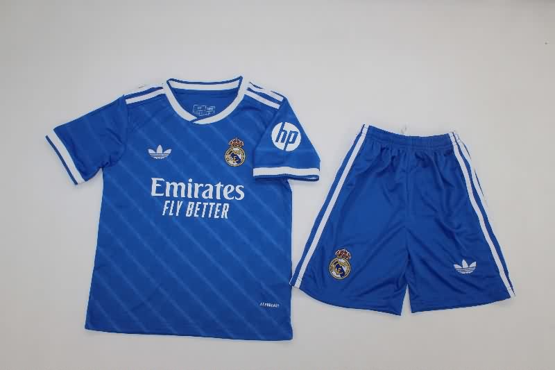 25/26 Real Madrid Third Kids Soccer Jersey And Shorts 25/26 Real Madrid Third Kids Soccer Jersey And Shorts