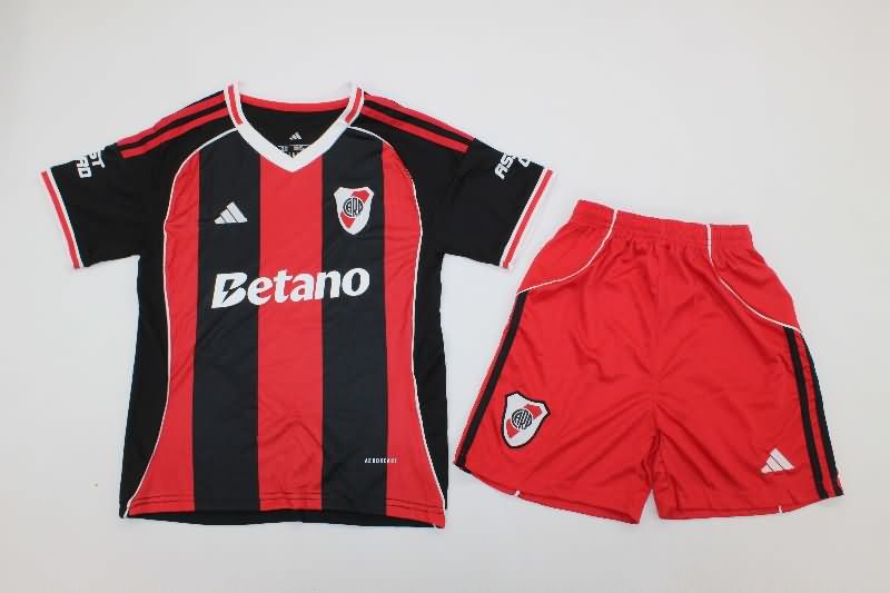 25/26 River Plate Away Kids Soccer Jersey And Shorts 25/26 River Plate Away Kids Soccer Jersey And Shorts