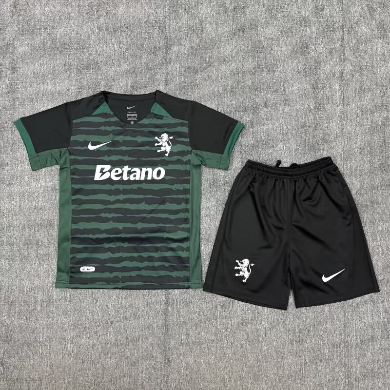 25/26 Sporting Lisbon Special Kids Soccer Jersey And Shorts 03 25/26 Sporting Lisbon Special Kids Soccer Jersey And Shorts 03