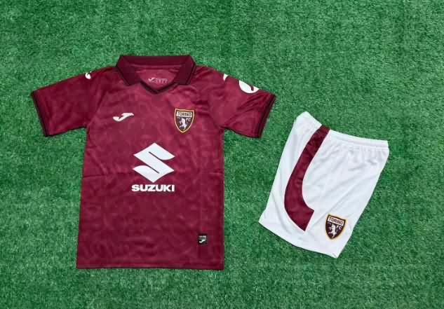 25/26 Torino Home Kids Soccer Jersey And Shorts 25/26 Torino Home Kids Soccer Jersey And Shorts