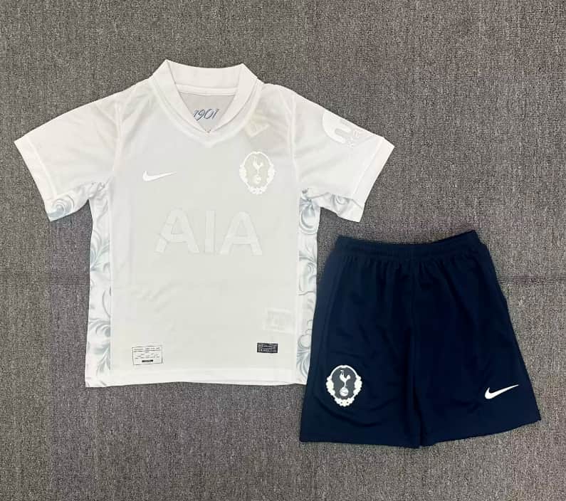 25/26 Tottenham Hotspur 125th Anniversary Kids Soccer Jersey And Shorts 25/26 Tottenham Hotspur 125th Anniversary Kids Soccer Jersey And Shorts