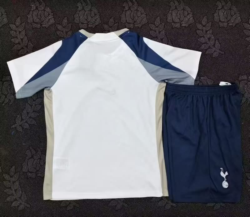 25/26 Tottenham Hotspur Home Kids Soccer Jersey And Shorts Leaked