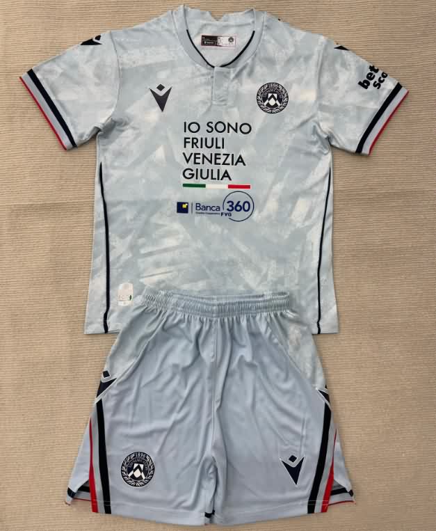 25/26 Udinese Away Kids Soccer Jersey And Shorts 25/26 Udinese Away Kids Soccer Jersey And Shorts