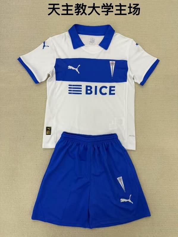 2025 Universidad Catolica Home Kids Soccer Jersey And Shorts