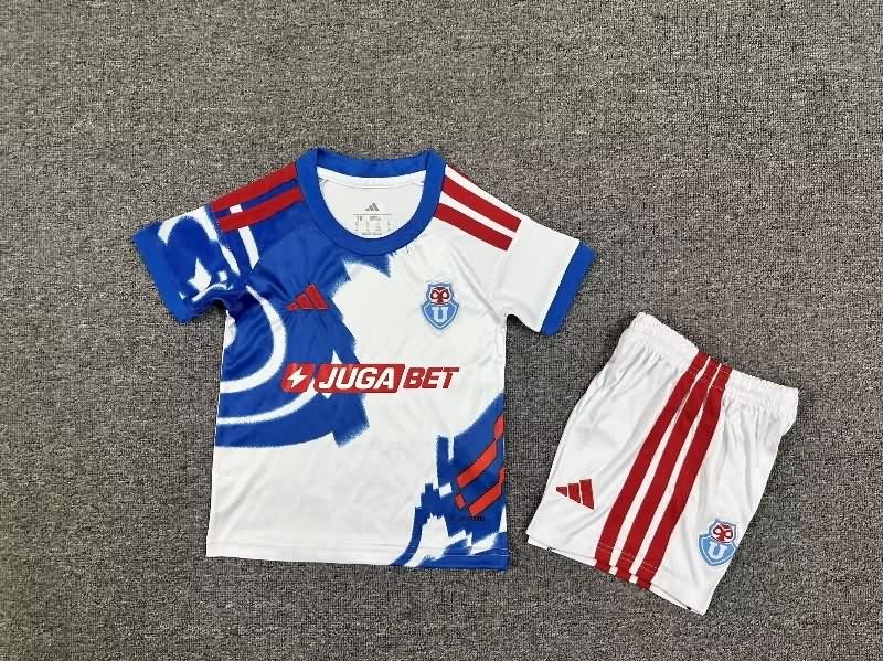 2026 Universidad Chile Away Kids Soccer Jersey And Shorts 2026 Universidad Chile Away Kids Soccer Jersey And Shorts