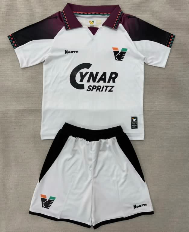 25/26 Venezia Away Kids Soccer Jersey And Shorts 25/26 Venezia Away Kids Soccer Jersey And Shorts