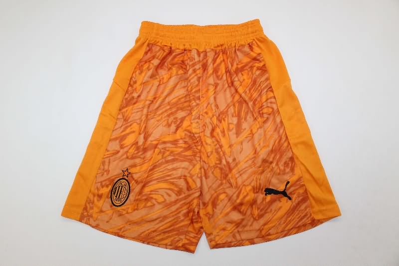 Thailand Quality(AAA) 25/26 AC Milan Goalkeeper Orange Soccer Shorts Thailand Quality(AAA) 25/26 AC Milan Goalkeeper Orange Soccer Shorts