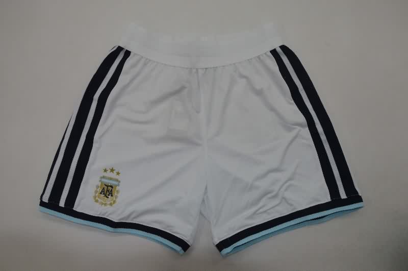 Thailand Quality(AAA) 2026 Argentina White Soccer Shorts (Player) Thailand Quality(AAA) 2026 Argentina White Soccer Shorts (Player)