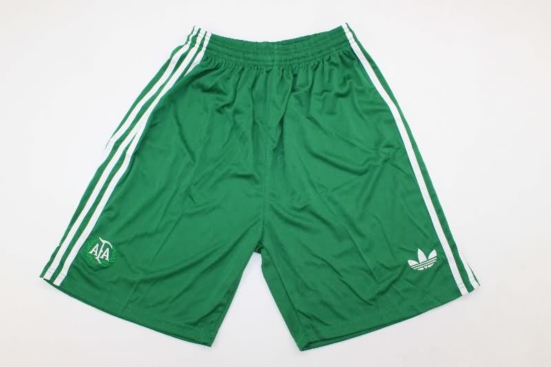 Thailand Quality(AAA) 2025 Argentina Goalkeeper Green Soccer Shorts Thailand Quality(AAA) 2025 Argentina Goalkeeper Green Soccer Shorts