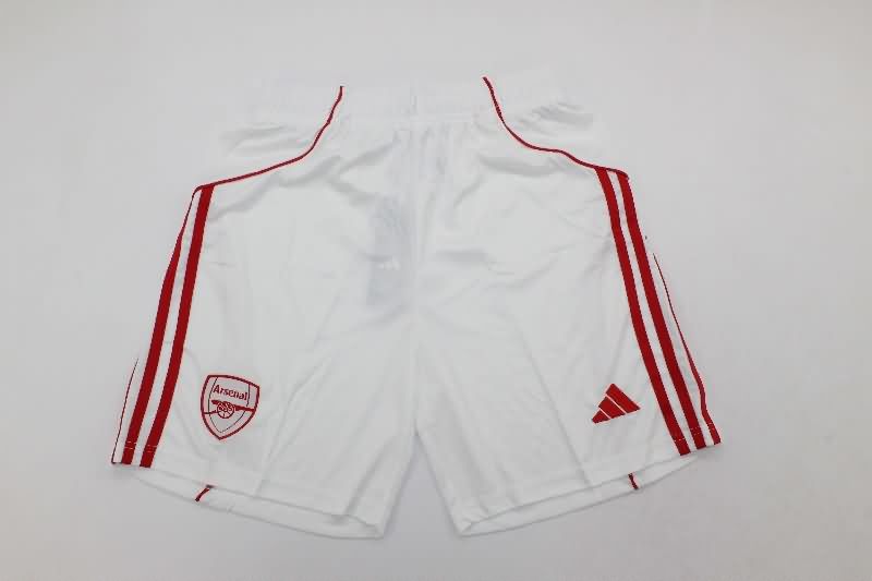 Thailand Quality(AAA) 25/26 Arsenal Home Soccer Shorts Thailand Quality(AAA) 25/26 Arsenal Home Soccer Shorts
