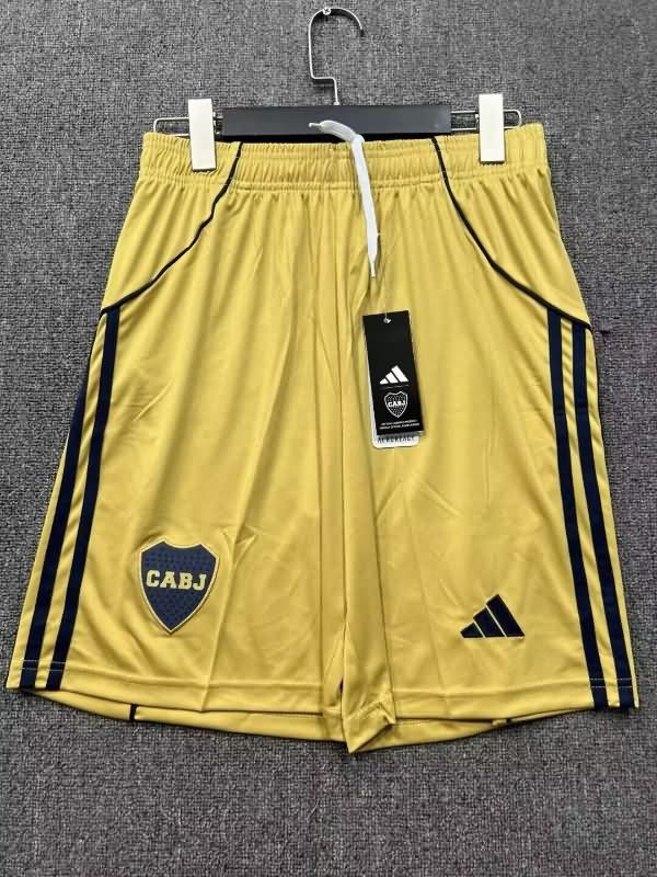 Thailand Quality(AAA) 2025 Boca Juniors Away Soccer Shorts Thailand Quality(AAA) 2025 Boca Juniors Away Soccer Shorts