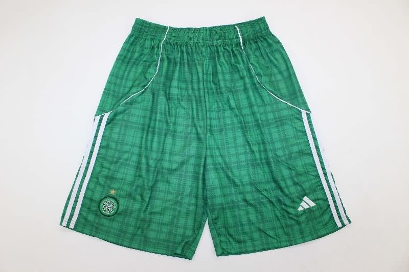 Thailand Quality(AAA) 25/26 Celtic Green Soccer Shorts Thailand Quality(AAA) 25/26 Celtic Green Soccer Shorts