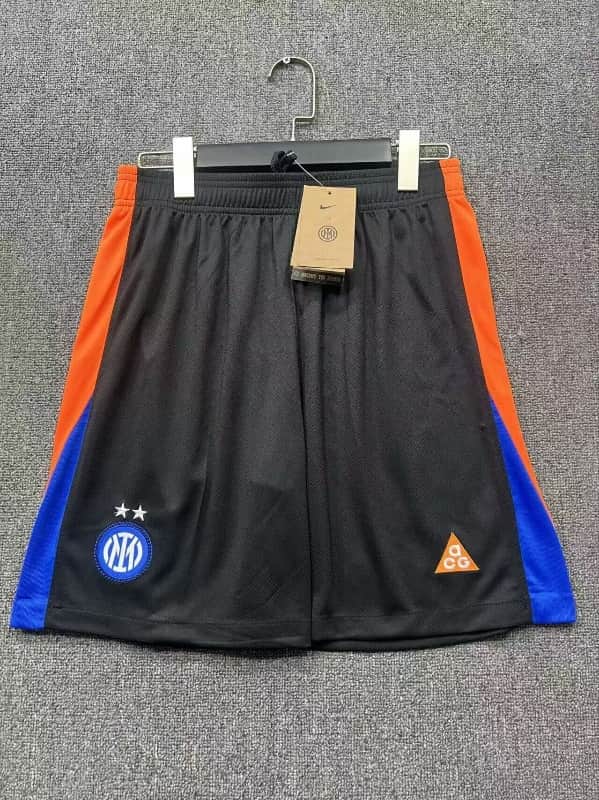 Thailand Quality(AAA) 25/26 Inter Milan Fourth Soccer Shorts Thailand Quality(AAA) 25/26 Inter Milan Fourth Soccer Shorts