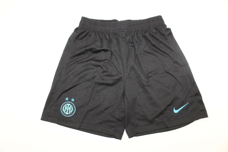 Thailand Quality(AAA) 25/26 Inter Milan Home Soccer Shorts  Thailand Quality(AAA) 25/26 Inter Milan Home Soccer Shorts