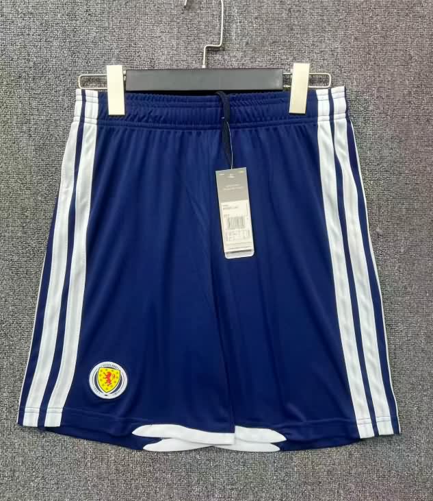 Thailand Quality(AAA) 2026 Scotland Home Soccer Shorts Thailand Quality(AAA) 2026 Scotland Home Soccer Shorts
