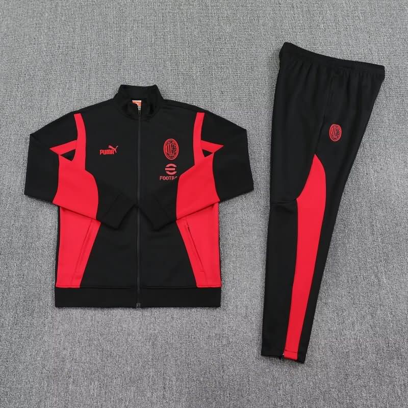 Thailand Quality(AAA) 25/26 AC Milan Black Soccer Tracksuit Thailand Quality(AAA) 25/26 AC Milan Black Soccer Tracksuit