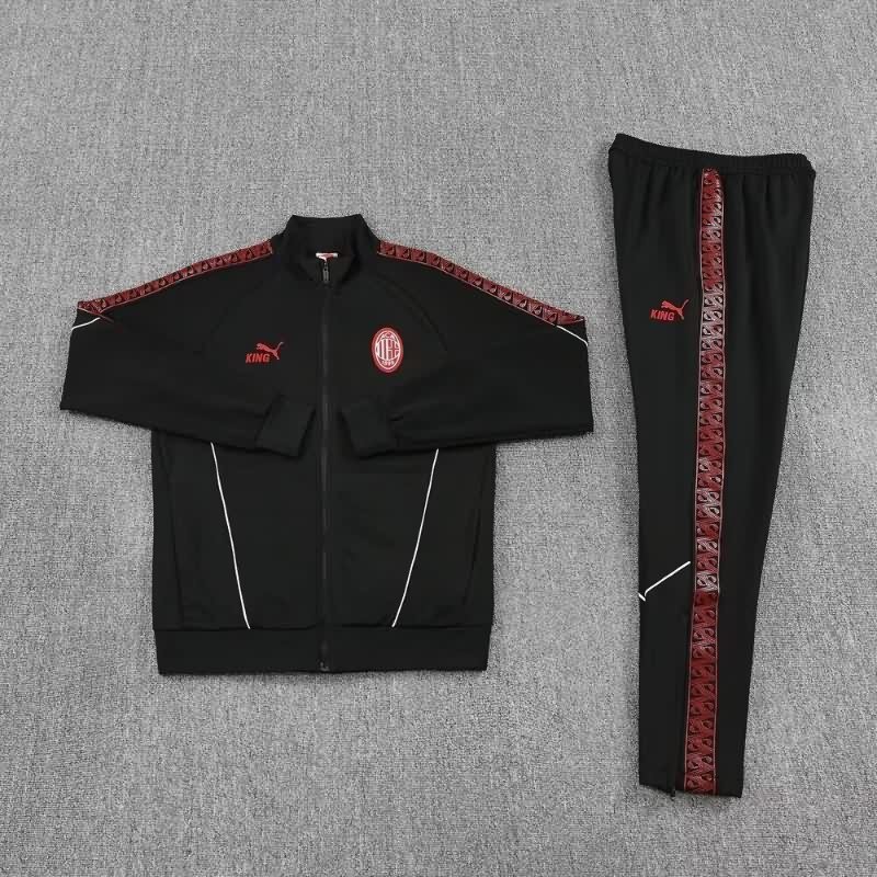 Thailand Quality(AAA) 25/26 AC Milan Black Soccer Tracksuit 03 Thailand Quality(AAA) 25/26 AC Milan Black Soccer Tracksuit 03