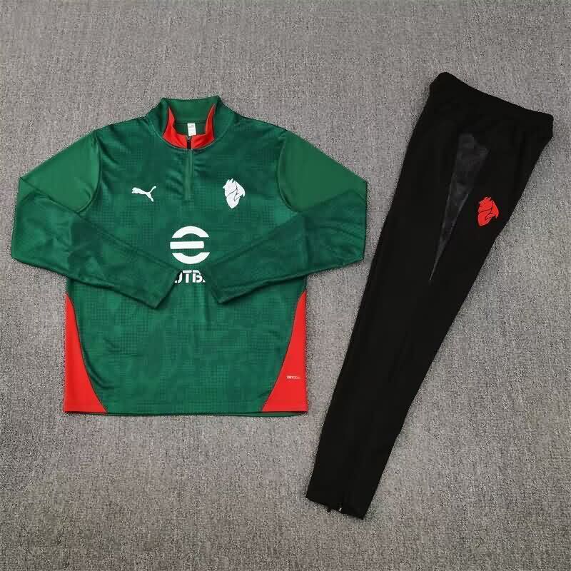 Thailand Quality(AAA) 25/26 AC Milan Green Soccer Tracksuit Thailand Quality(AAA) 25/26 AC Milan Green Soccer Tracksuit