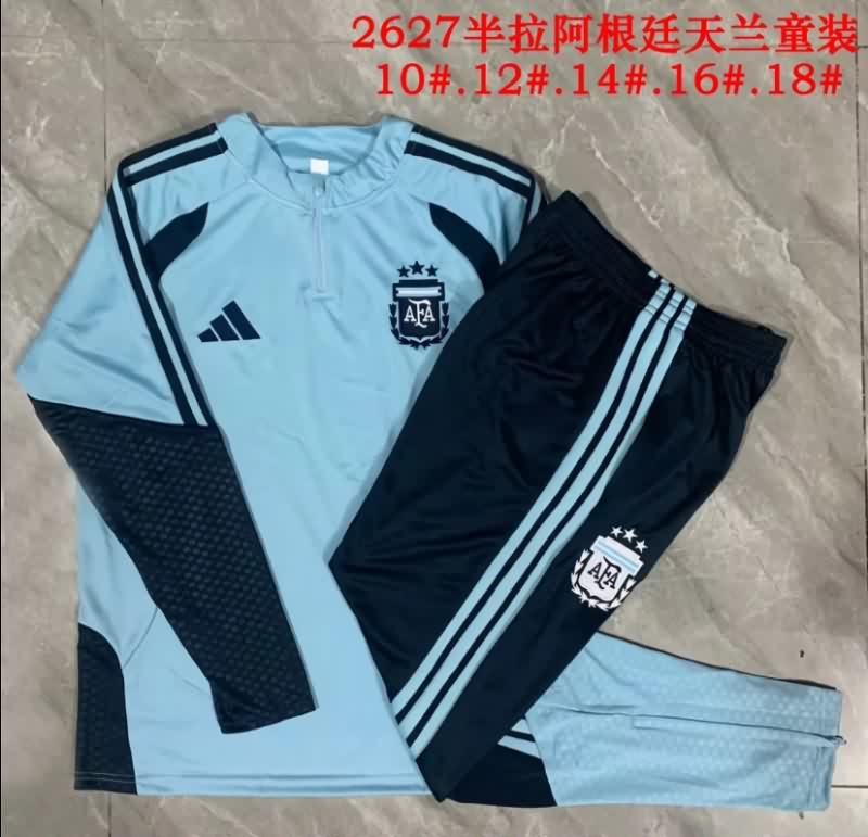 Kids - Thailand Quality(AAA) 2026 Argentina Light Blue Soccer Tracksuit 02 Kids - Thailand Quality(AAA) 2026 Argentina Light Blue Soccer Tracksuit 02