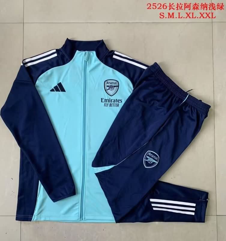 Thailand Quality(AAA) 25/26 Arsenal Blue Soccer Tracksuit Thailand Quality(AAA) 25/26 Arsenal Blue Soccer Tracksuit