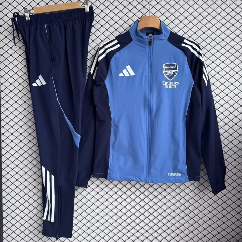 Thailand Quality(AAA) 25/26 Arsenal Blue Soccer Tracksuit 04 Thailand Quality(AAA) 25/26 Arsenal Blue Soccer Tracksuit 04