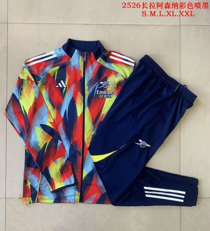 Thailand Quality(AAA) 25/26 Arsenal Colorful Soccer Tracksuit Thailand Quality(AAA) 25/26 Arsenal Colorful Soccer Tracksuit
