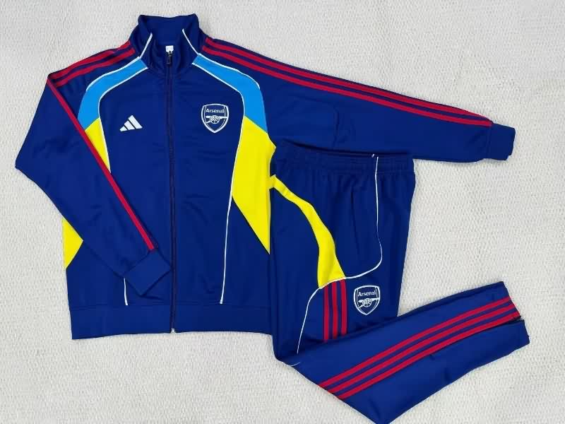 Thailand Quality(AAA) 25/26 Arsenal Dark Blue Soccer Tracksuit 07 Thailand Quality(AAA) 25/26 Arsenal Dark Blue Soccer Tracksuit 07