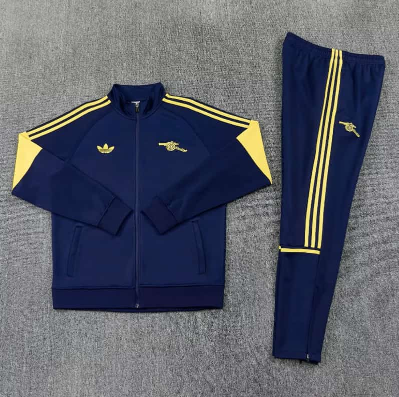 Thailand Quality(AAA) 25/26 Arsenal Dark Blue Soccer Tracksuit 10 Thailand Quality(AAA) 25/26 Arsenal Dark Blue Soccer Tracksuit 10