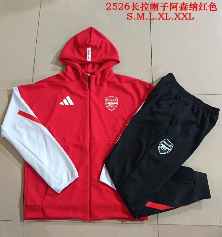 Thailand Quality(AAA) 25/26 Arsenal Red Soccer Tracksuit 08 Thailand Quality(AAA) 25/26 Arsenal Red Soccer Tracksuit 08