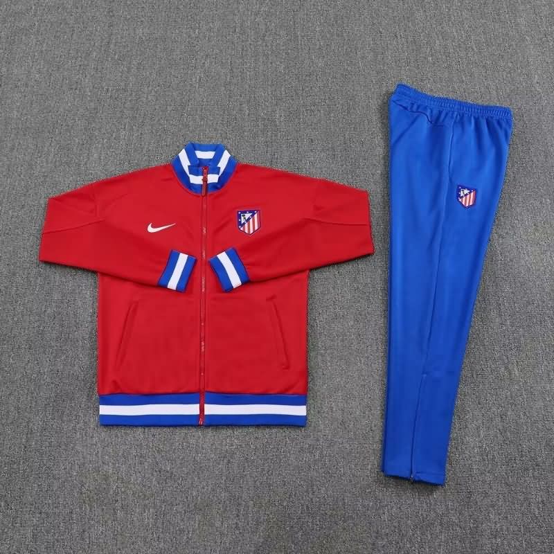Thailand Quality(AAA) 25/26 Atletico Madrid Red Soccer Tracksuit Thailand Quality(AAA) 25/26 Atletico Madrid Red Soccer Tracksuit