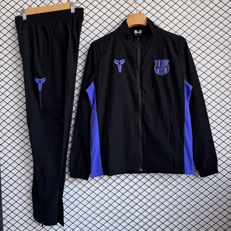 Thailand Quality(AAA) 25/26 Barcelona Black Soccer Tracksuit 05 Thailand Quality(AAA) 25/26 Barcelona Black Soccer Tracksuit 05