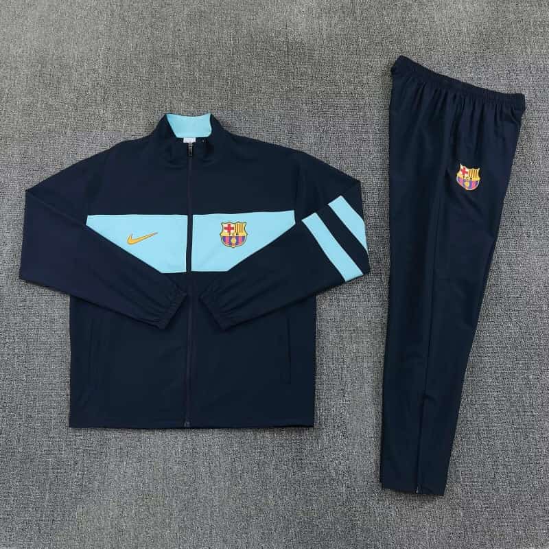 Thailand Quality(AAA) 25/26 Barcelona Black Soccer Tracksuit 06 Thailand Quality(AAA) 25/26 Barcelona Black Soccer Tracksuit 06