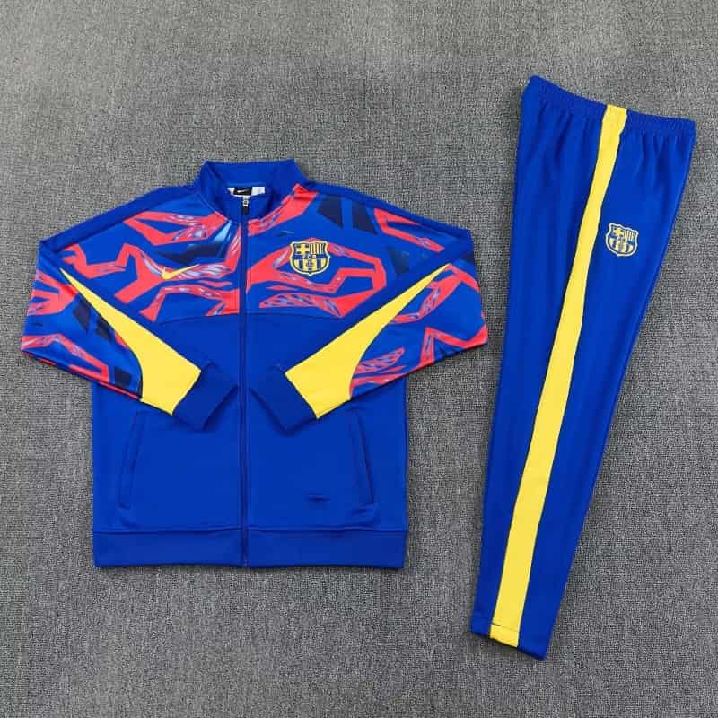 Thailand Quality(AAA) 25/26 Barcelona Blue Soccer Tracksuit 05 Thailand Quality(AAA) 25/26 Barcelona Blue Soccer Tracksuit 05