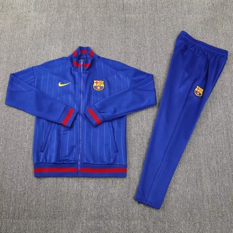 Thailand Quality(AAA) 25/26 Barcelona Dark Blue Soccer Tracksuit 04 Thailand Quality(AAA) 25/26 Barcelona Dark Blue Soccer Tracksuit 04