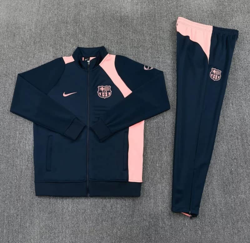Thailand Quality(AAA) 25/26 Barcelona Dark Blue Soccer Tracksuit 10 Thailand Quality(AAA) 25/26 Barcelona Dark Blue Soccer Tracksuit 10