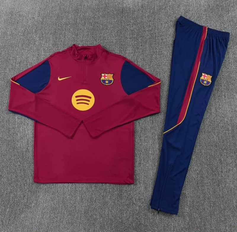 Thailand Quality(AAA) 25/26 Barcelona Red Soccer Tracksuit Thailand Quality(AAA) 25/26 Barcelona Red Soccer Tracksuit
