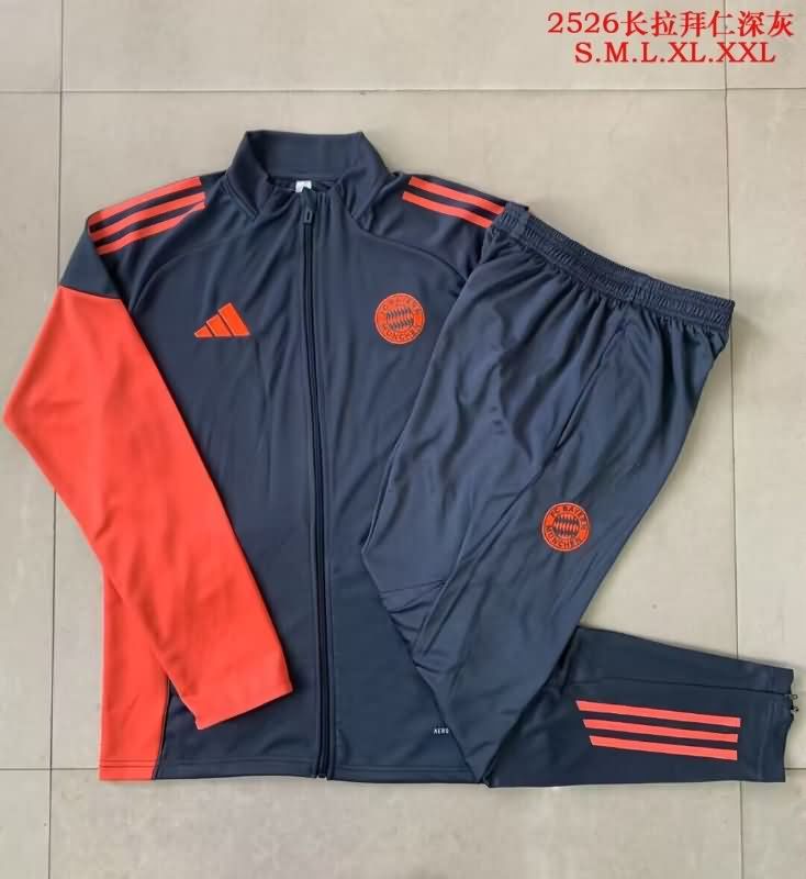 Thailand Quality(AAA) 25/26 Bayern Munich Dark Grey Soccer Tracksuit 02 Thailand Quality(AAA) 25/26 Bayern Munich Dark Grey Soccer Tracksuit 02