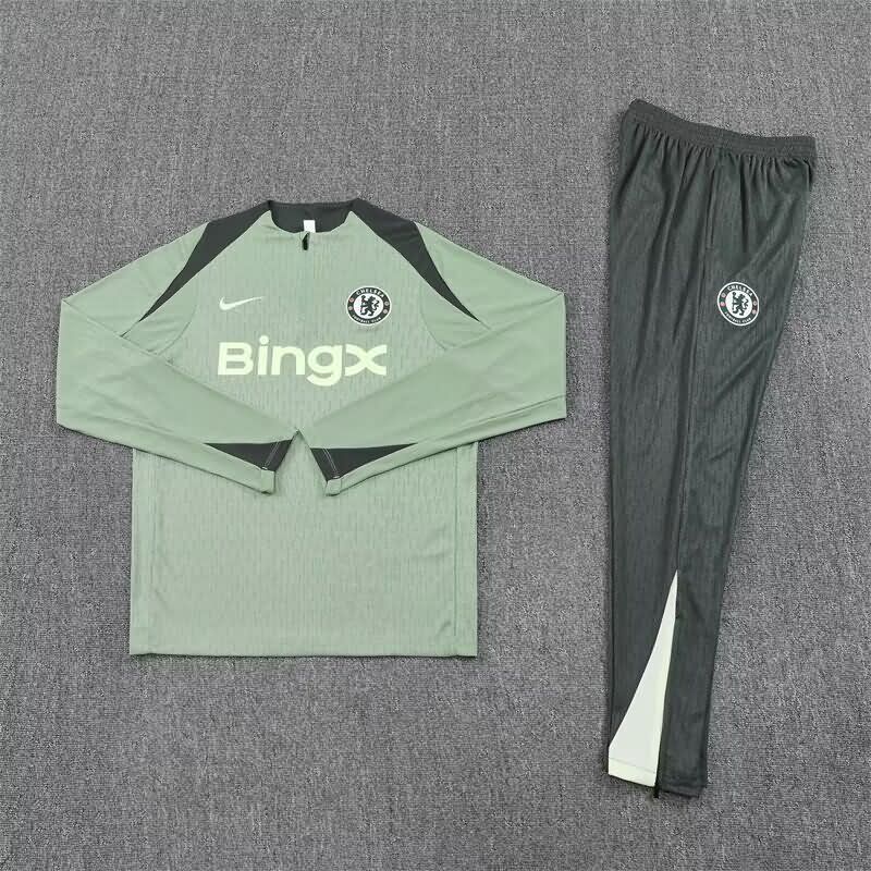 Thailand Quality(AAA) 25/26 Chelsea Green Soccer Tracksuit Thailand Quality(AAA) 25/26 Chelsea Green Soccer Tracksuit