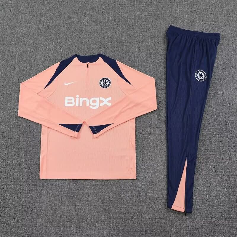 Thailand Quality(AAA) 25/26 Chelsea Pink Soccer Tracksuit Thailand Quality(AAA) 25/26 Chelsea Pink Soccer Tracksuit