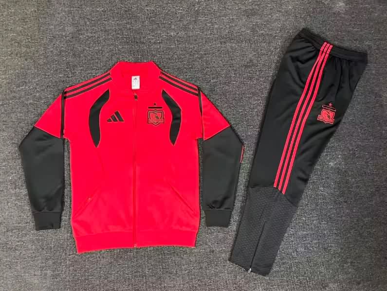 Thailand Quality(AAA) 2026 Colo Colo Red Soccer Tracksuit Thailand Quality(AAA) 2026 Colo Colo Red Soccer Tracksuit