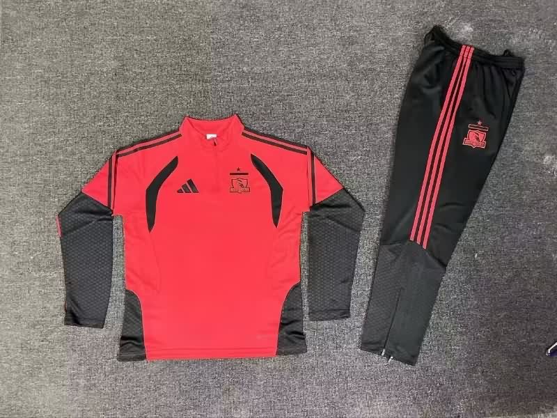 Thailand Quality(AAA) 2026 Colo Colo Red Soccer Tracksuit 02 Thailand Quality(AAA) 2026 Colo Colo Red Soccer Tracksuit 02