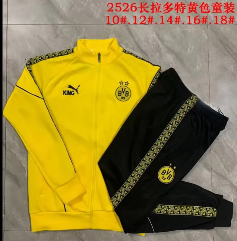 Kids - Thailand Quality(AAA) 25/26 Dortmund Blue Soccer Tracksuit Kids - Thailand Quality(AAA) 25/26 Dortmund Blue Soccer Tracksuit