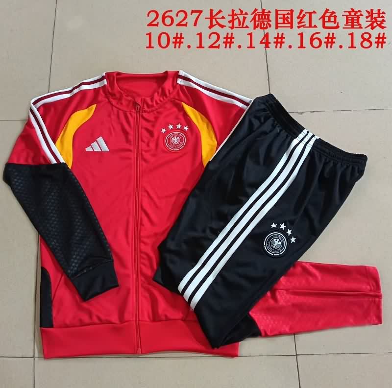 Kids - Thailand Quality(AAA) 2026 Germany Red Soccer Tracksuit 02 Kids - Thailand Quality(AAA) 2026 Germany Red Soccer Tracksuit 02
